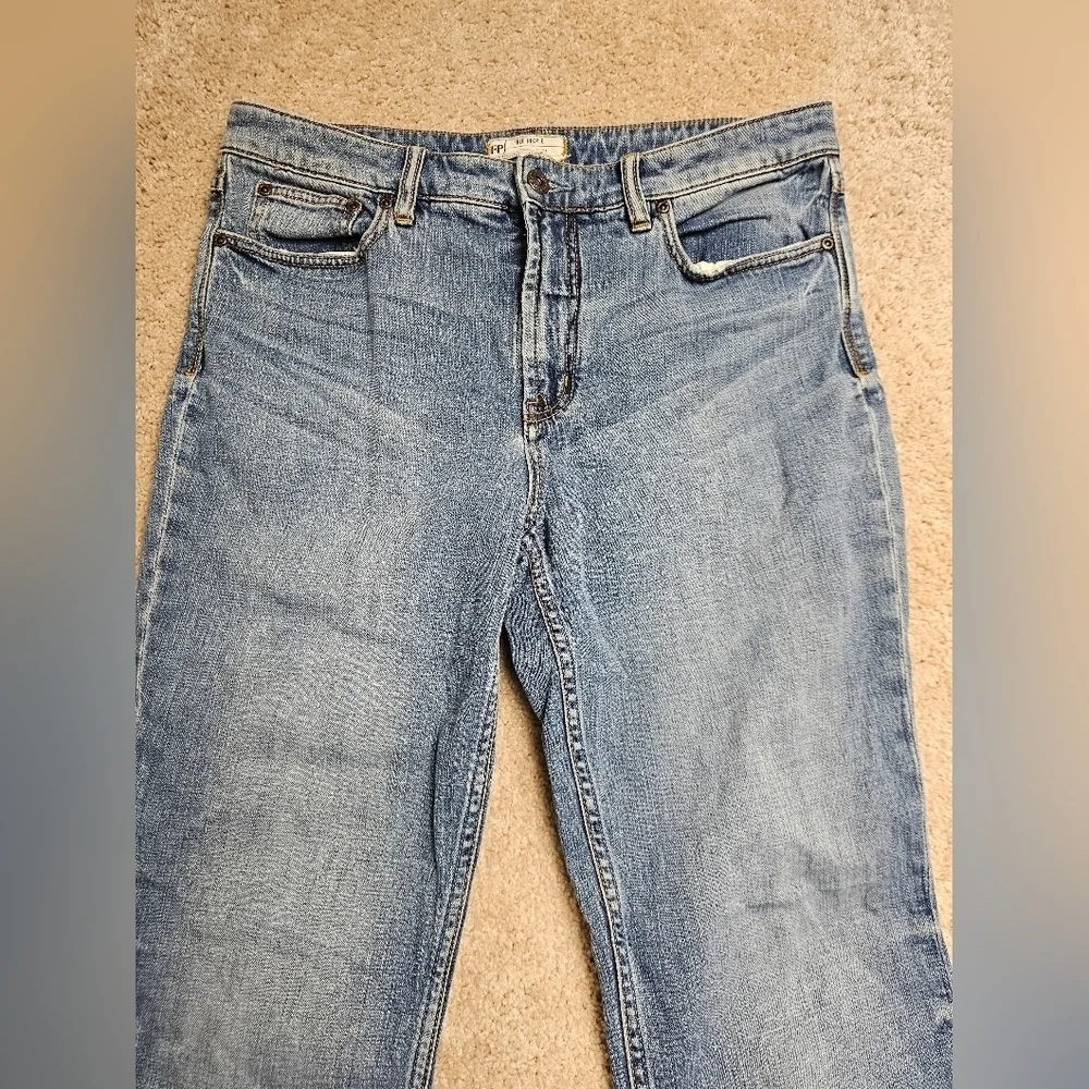 Free People Jasper‎ Crop Jean Harbor Slim Straight Jeans sz 31